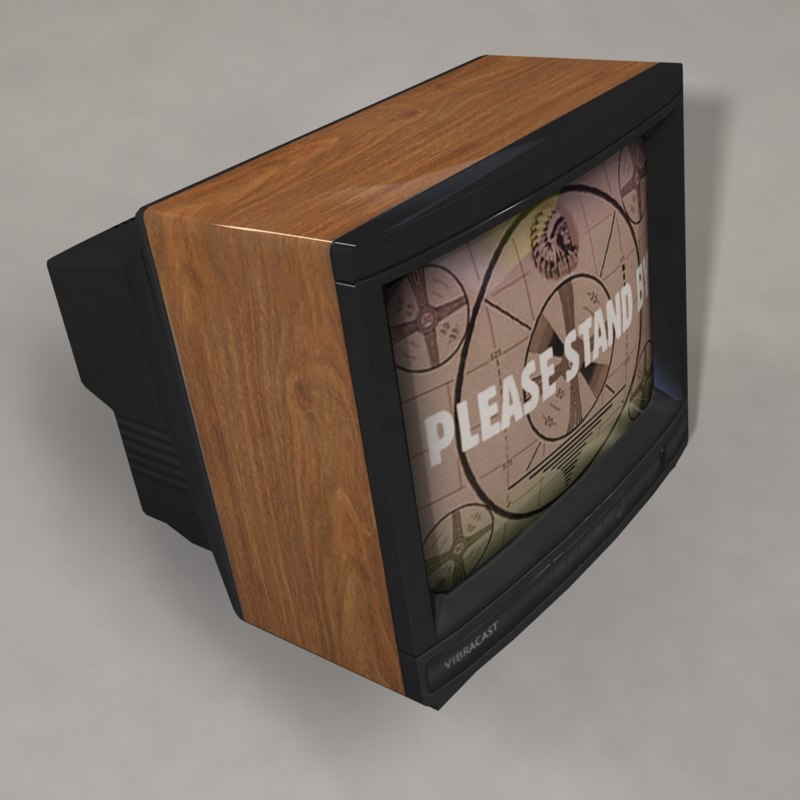 3d 13 television screen vhs tape model