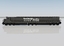 3d model super train diesel engine
