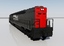 3d model super train diesel engine