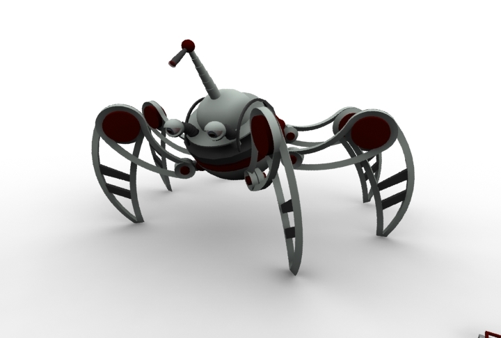 3d robot spider model