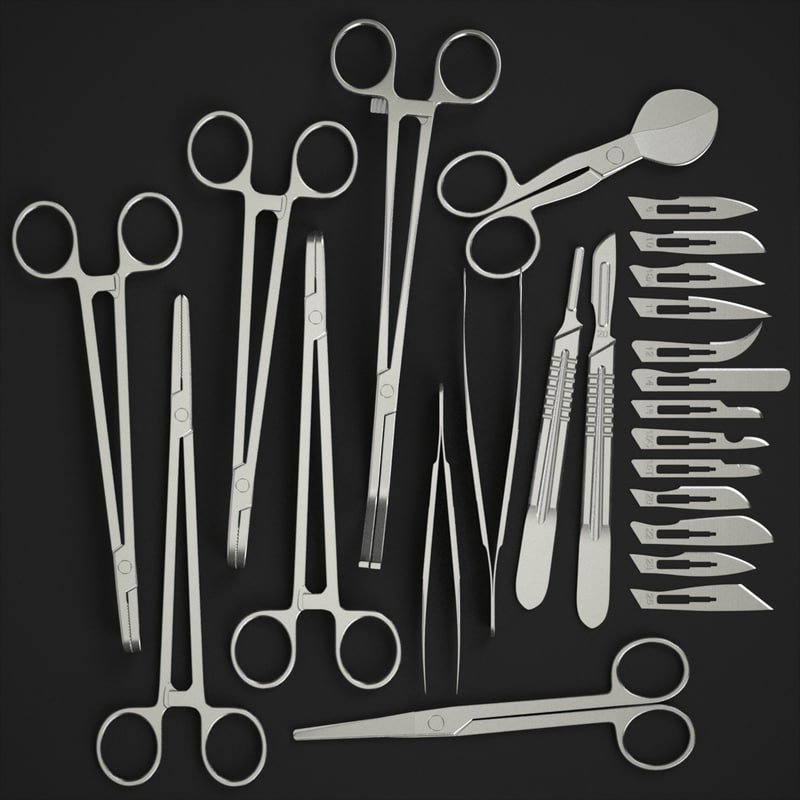 surgical tool 3d max