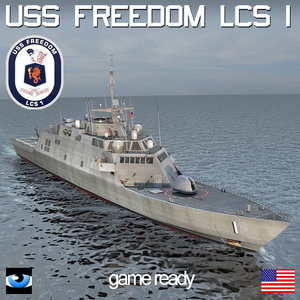3d model uss freedom lcs 1