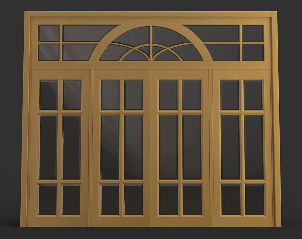 3d doors windows frames download