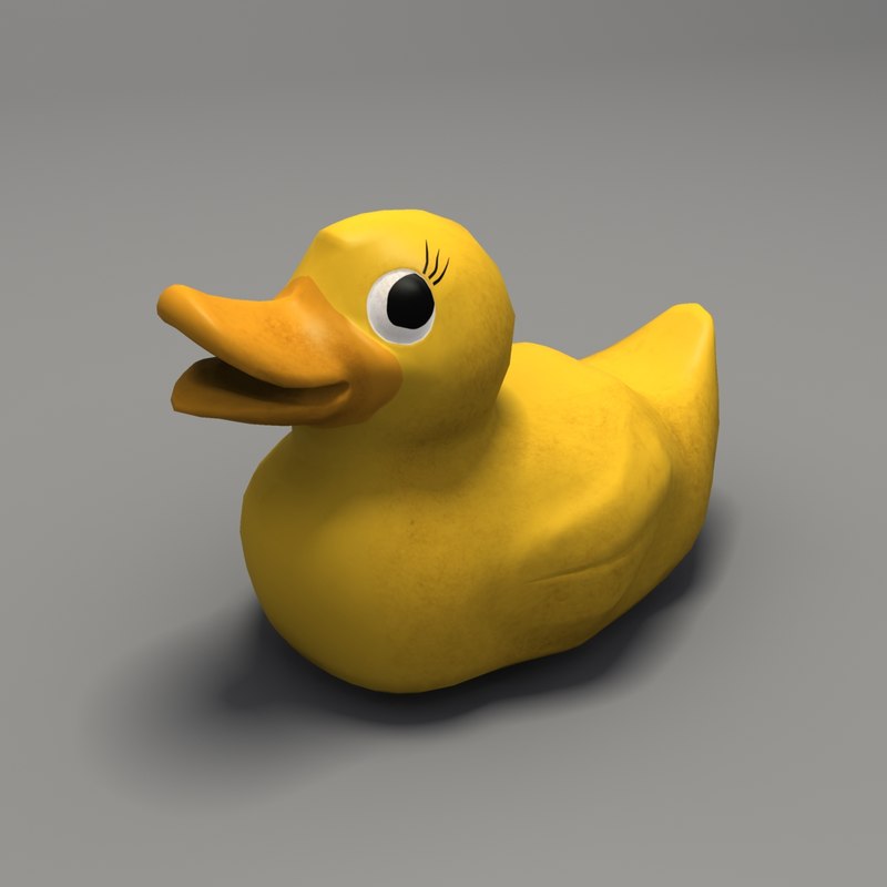 3d toy rubber duck model