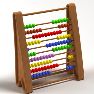 3d model abacus 01