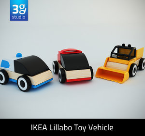 lillabo toy vehicle 3d model