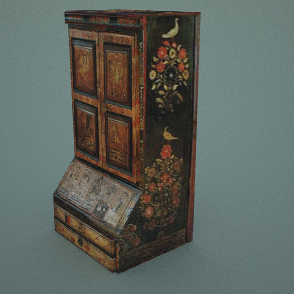 Free Medieval Russian Wardrobe 3d Model