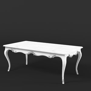 moissonnier dining table 3d 3ds