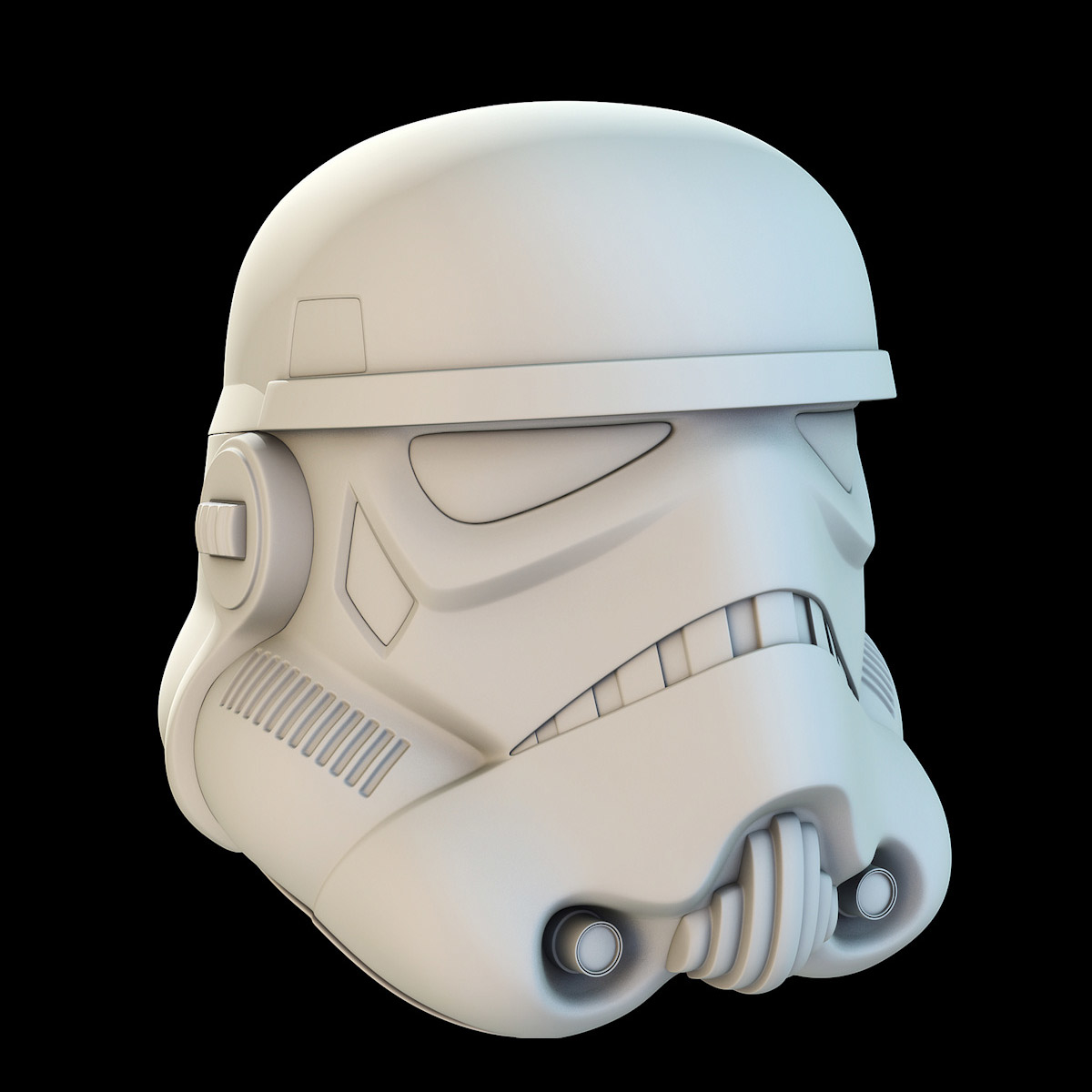 stormtrooper helmet 3d model