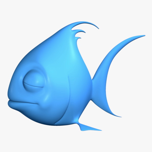 3D Fish Model  For Maya