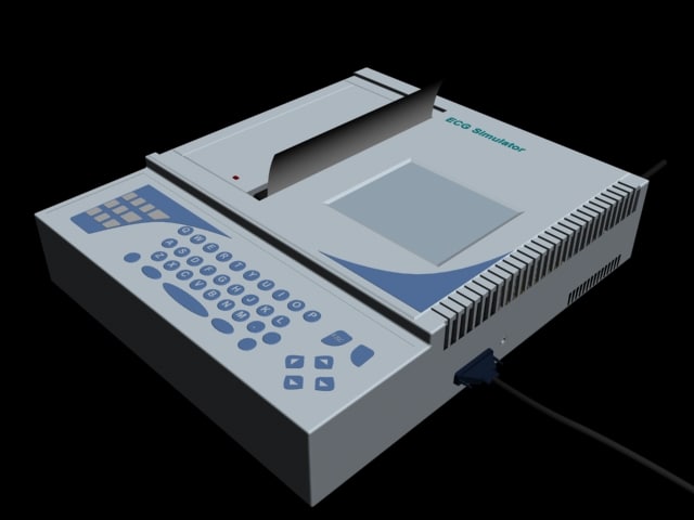 心电图模拟器3d模型