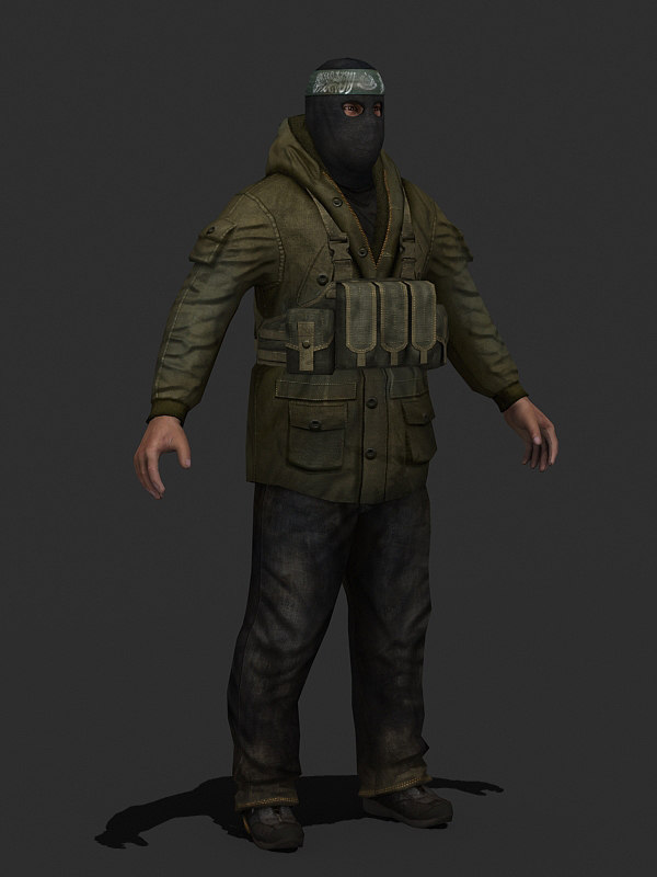 3d military human