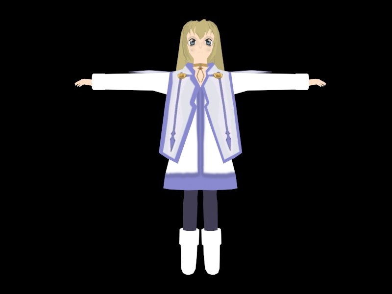 free anime character 3d model