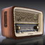 3d model vintage radio telefunken gavotte