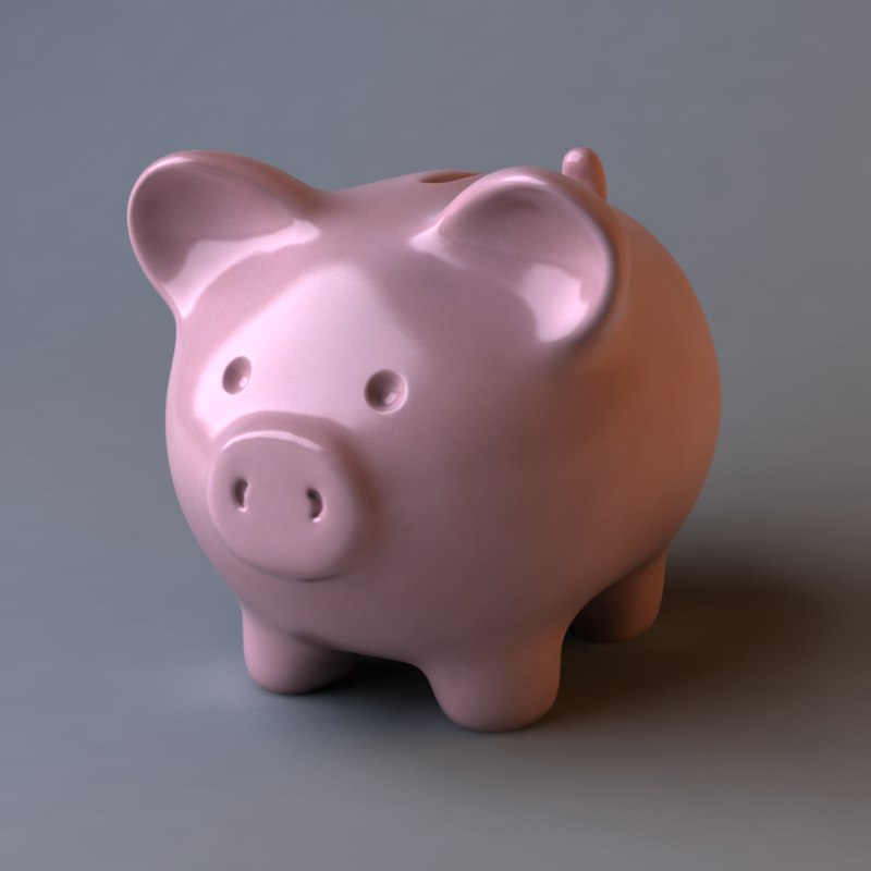 Piggy Bank 3d Model