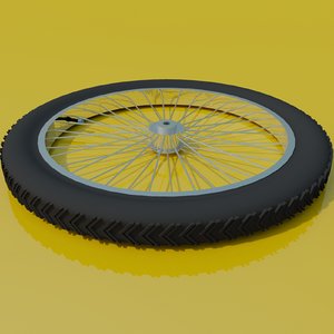 bike wheel 3d model