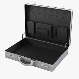 open aluminum briefcase max