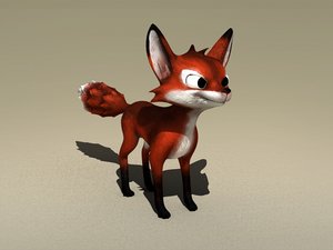 3d fox
