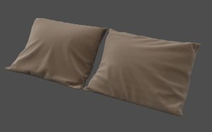 free realistic pillow 3d model