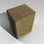 small wooden crate 3d model