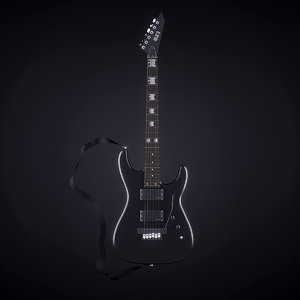 3d model guitar