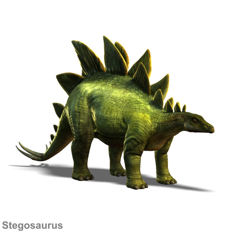 stegosaurus with spikes on side