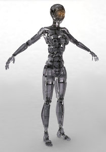 maya female cyborg resolution