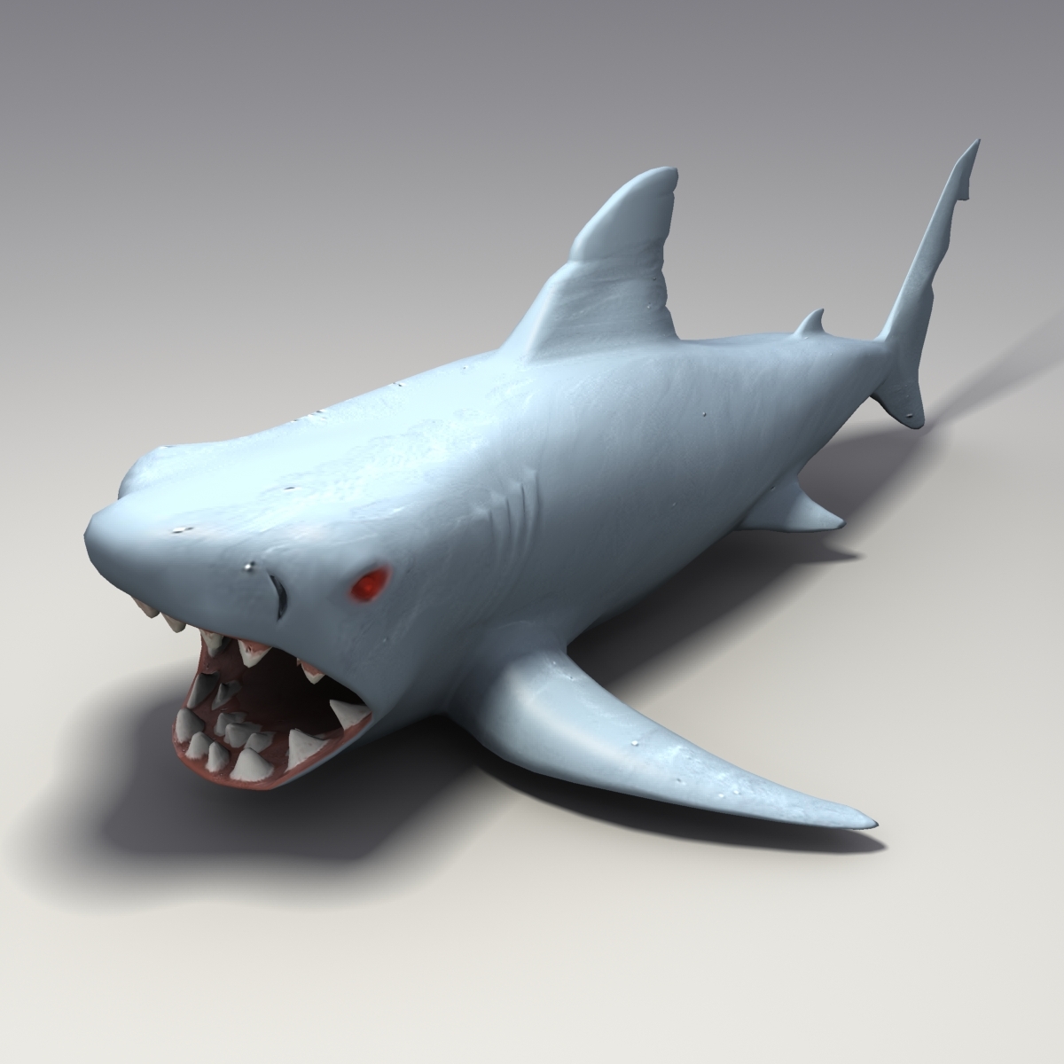 3d Model Toy Rubber Shark