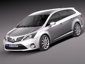 toyota avensis wagon estate 3d 3ds