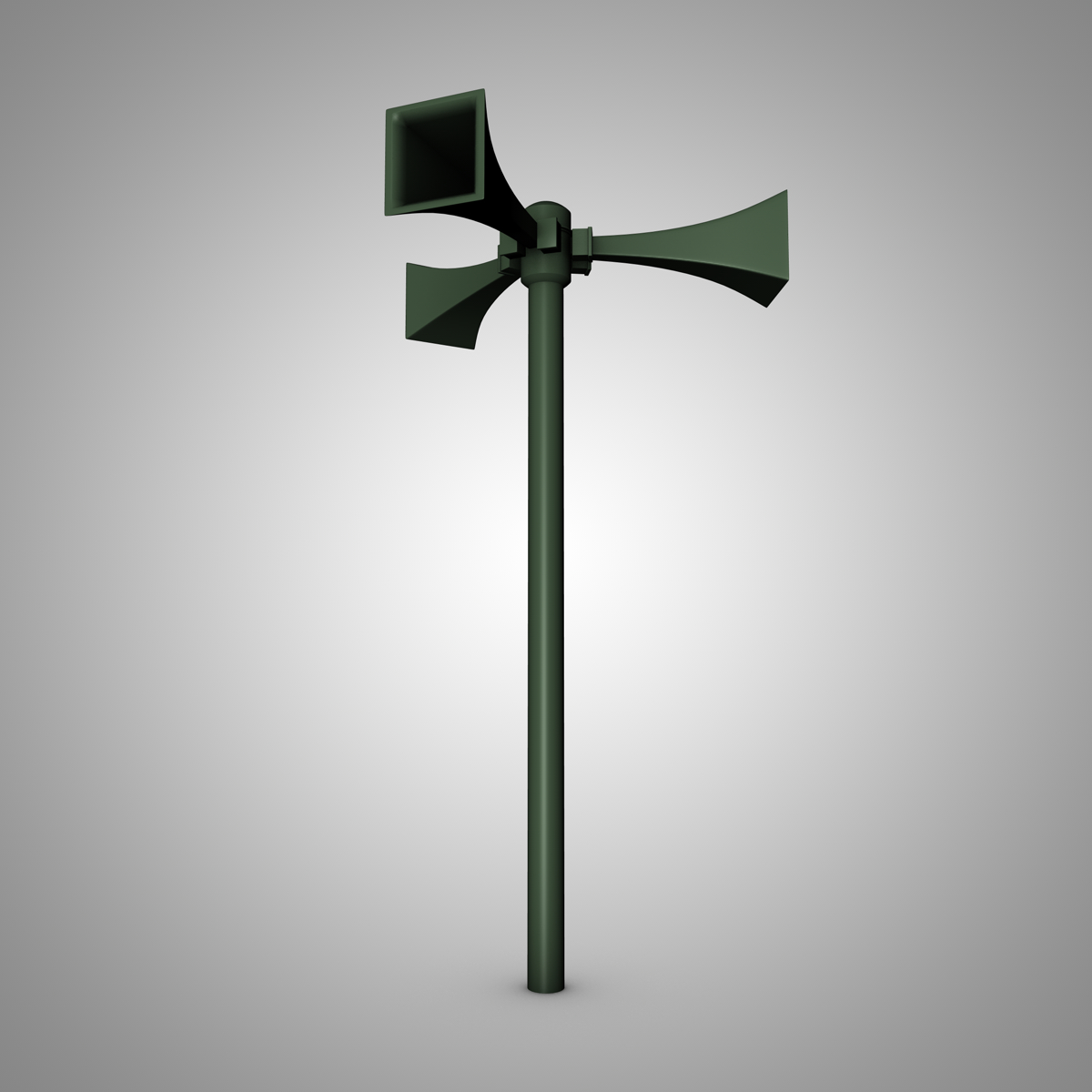 Air Raid Siren 3d Model