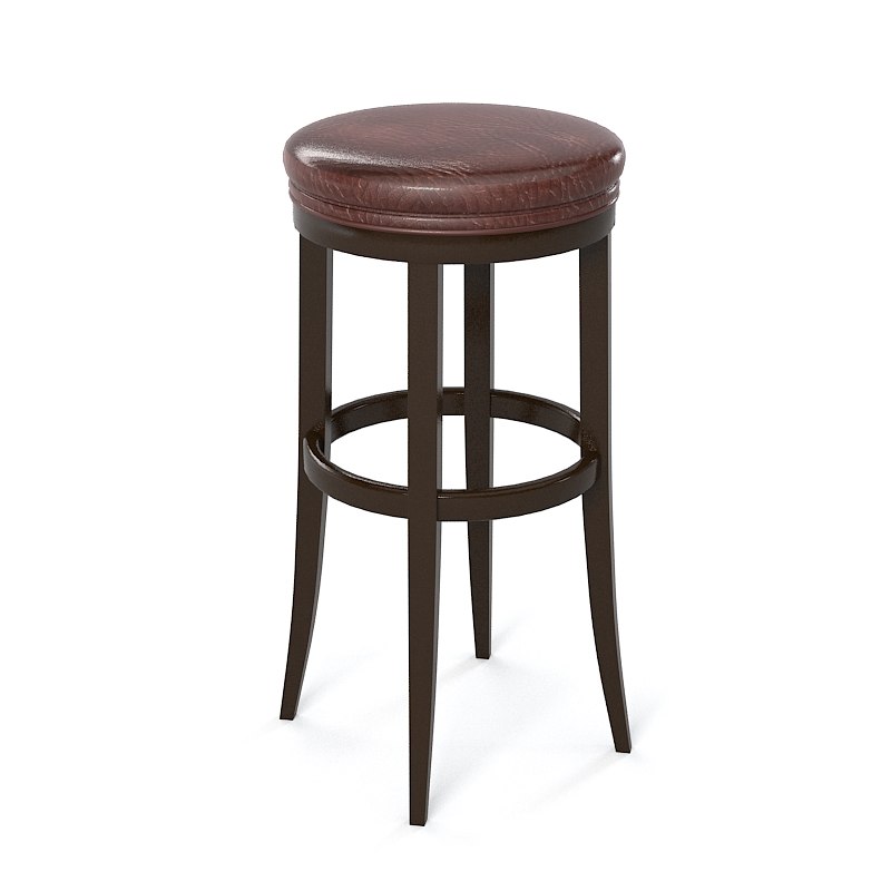 Bar Stool Traditional 3d Max
