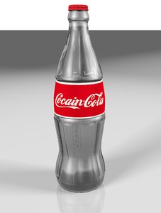 3d model coke cokebottle bottle