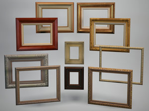 picture frames 3d max