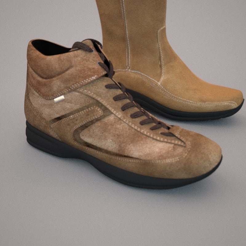 obj tan shoes