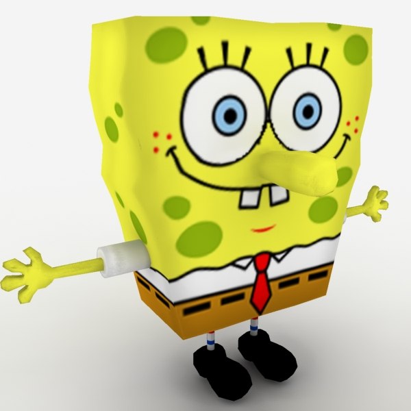 free sponge bob 3d model Sponge Bob khalidsrri.