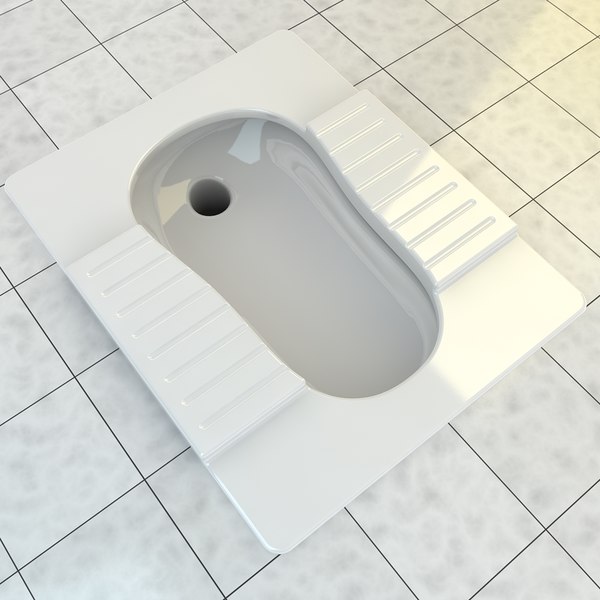 3d squat toilet kloset jongkok