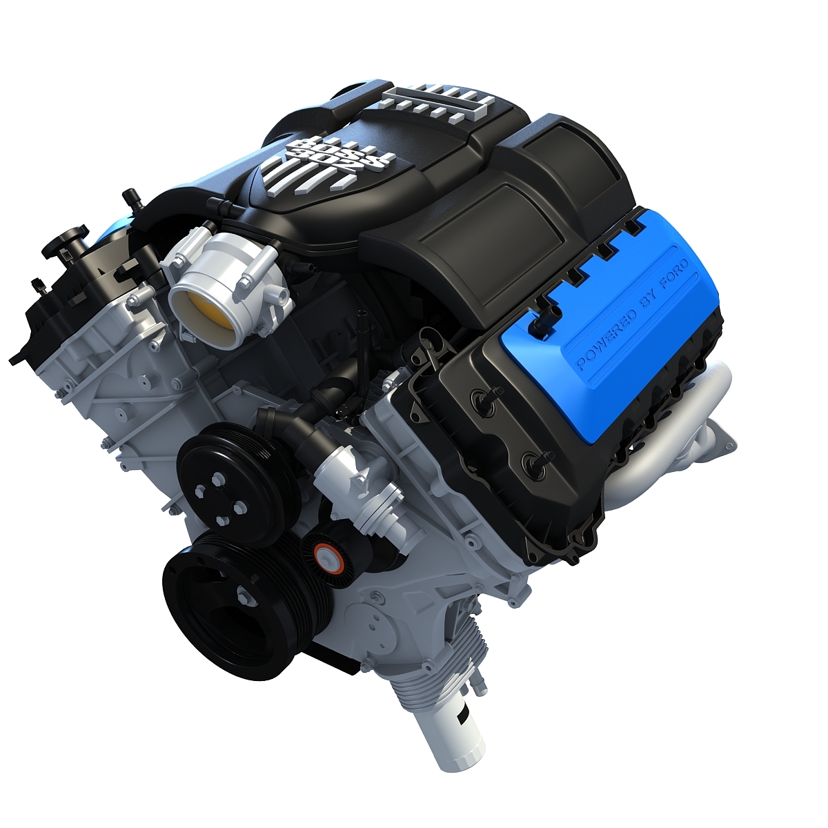 3d model 2012 mustang boss 302