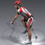 rigged bicycle rider 3d model