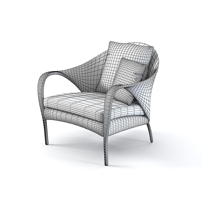 dedon tango chair 3ds