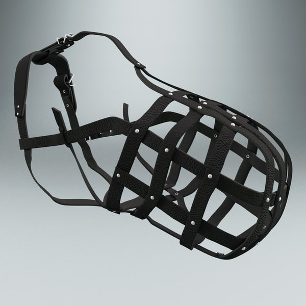 3d model dog muzzles