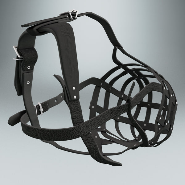 3d model dog muzzles