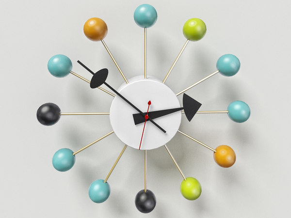 3d model vitra 26 clock spindle