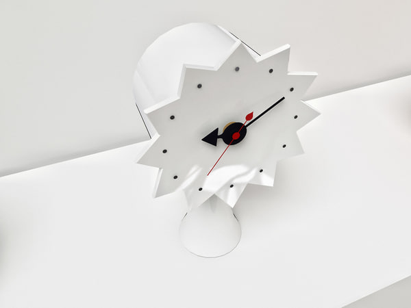 3d model vitra 26 clock spindle