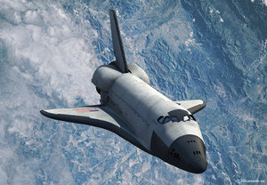 3d space shuttle model