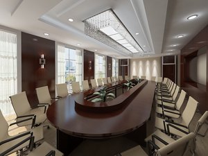 conference room 3d model