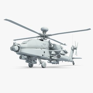 3d apache helicopter model
