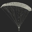 parachutes paragliding modelled 3d max
