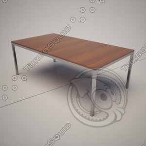 3d model quadro coffee table italia