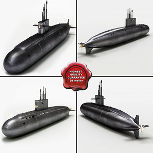 3ds max russian submarines