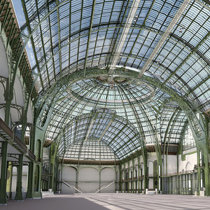 3d grand palais paris model